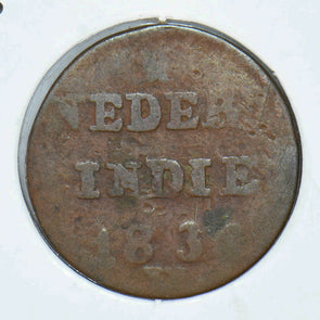 Netherlands East Indies 1830 Cent Lion animal 291371 combine shipping