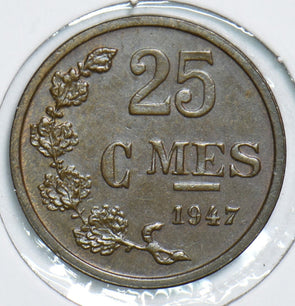 Luxembourg 1947 25 Centimes 198797 combine shipping