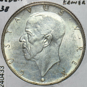 Sweden 1938 2 Kronor 240433 combine shipping