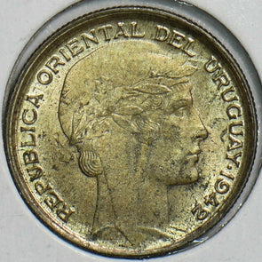 Uruguay 1942 20 Centesimos 298038 combine shipping