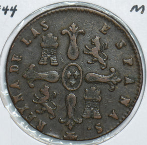 Spain 1844 8 Maravedis 299109 combine shipping