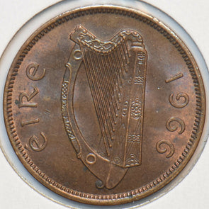Ireland 1966 1/2 Penny Sow with piglets animal 195026 combine shipping