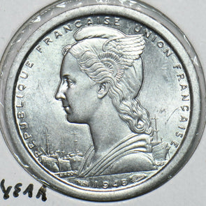 France 1948 Franc Saint Pierre & Miquelon. One year type 152788 combine shipping