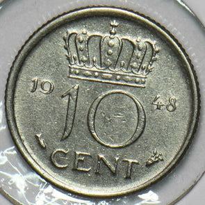 Netherlands 1948 10 Cents 903827 combine shipping