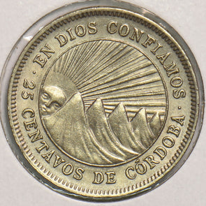 Nicaragua 1964 25 Centavos 199029 combine shipping
