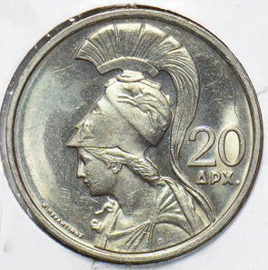 Greece 1973 20 Drachmai Eagle animal BU 240001 combine shipping