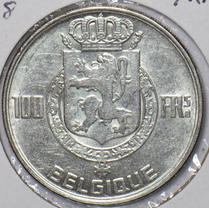 Belgium 1948 100 Francs Lion animal 295825 combine shipping