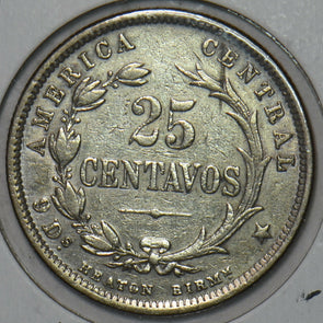Costa Rica 1893 25 Centavos 296756 combine shipping