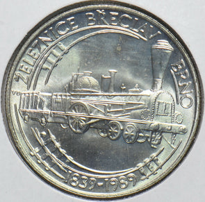 Czechoslovakia 1989 50 Korun Lion animal BU 240061 combine shipping