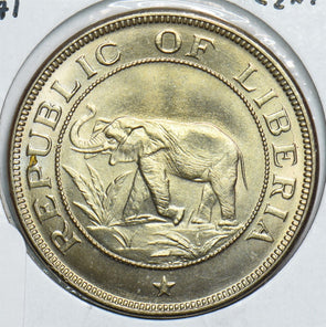 Liberia 1941 2 Cents Elephant 298977 combine shipping
