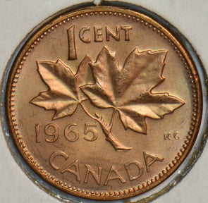 Canada 1965 Cent BU 903697 combine shipping