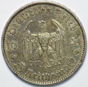 Germany 1934 5 Mark Eagle animal 240147 combine shipping