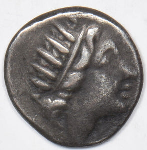 Greece 166 88 BC Hemidrachm Caria, Radiat Head of Helios, Rhodes R0175 combine s