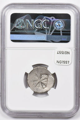 Sicily, Selinus 540 -480 c. BC AR Didrachm silver NGC MS 8.65g obv selinon leaf