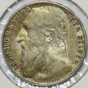 Belgium 1901 FL 50 Centimes Lion animal 296638 combine shipping