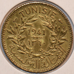 Tunisia 1941 AH1360 Franc 294184 combine shipping