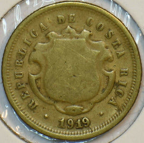 Costa Rica 1919 10 Centavos 196392 combine shipping