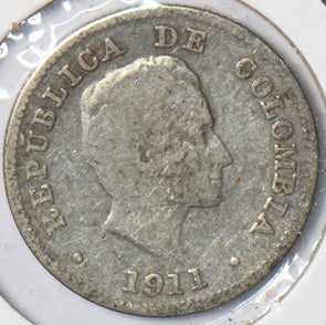 Colombia 1911 10 Centavos 902430 combine shipping