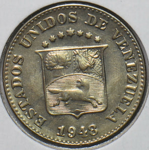 Venezuela 1948 5 Centimos Horse animal 294959 combine shipping