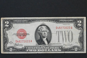US 1928 F $2 About VF United States Notes Red Seal RN0083 combine shipping
