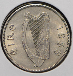 Ireland 1955 Shilling Bull animal  191192 combine shipping