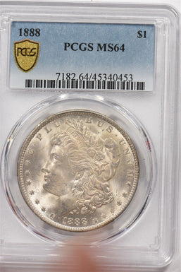 1988 Morgan Dollar Silver PCGS MS64 PC1513