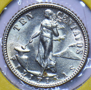Philippines 1944 D 10 Centavos Eagle animal UNC 294814 combine shipping