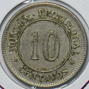 Peru 1880 10 Centavos 193289 combine shipping