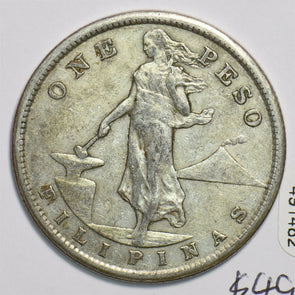 Philippines 1907 Peso 491482 combine shipping