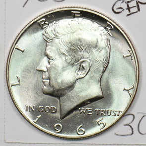 1965 Kennedy Half Dollar Semi P/L Gem BU U0218