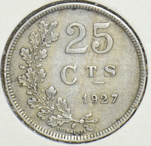 Luxembourg 1927 25 Centimes 291236 combine shipping