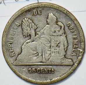 Guatemala 1890 25 Centavos Quetzal animal 193831 combine shipping
