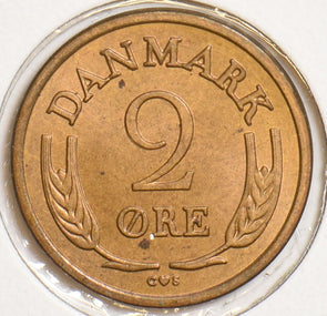 Denmark 1960 2 Ore 240558 combine shipping
