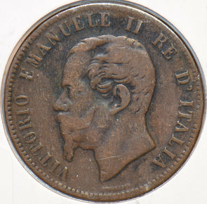 Italy 1863 10 Centesimi 150952 combine shipping