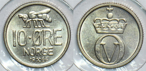Norway 1966 10 Ore Bee 153896 combine shipping