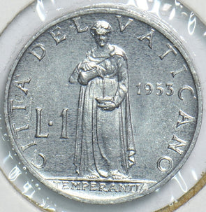 Vatican 1953 Lira 153840 combine shipping
