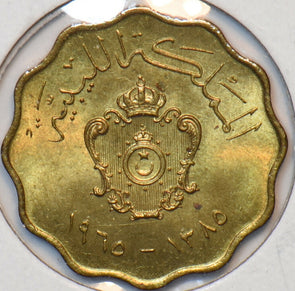Libya 1965 AH 1385 5 Milliemes 295319 combine shipping