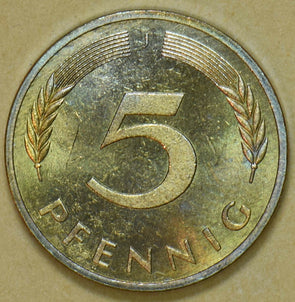 Germany 1975 5 Pfennig 292566 combine shipping