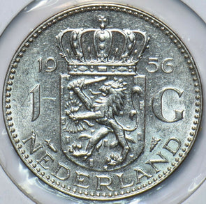Netherlands 1956 Gulden Lion animal 193989 combine shipping