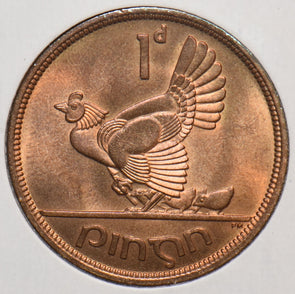 Ireland 1968 Penny Hen with Chicks animal 195016 combine shipping