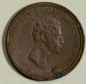 Denmark 1812 3 Skilling AU  D0078 combine shipping