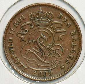Belgium 1909 FR 2 Centimes 0 197876 combine shipping