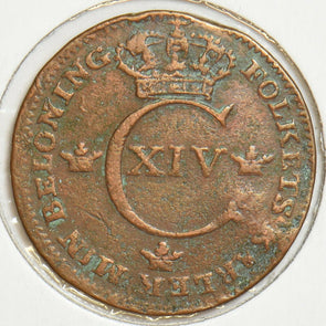 Sweden 1820 1/4 Skilling 240626 combine shipping