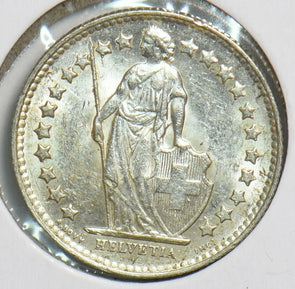 Switzerland 1952 1/2 Franc 240572 combine shipping