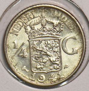 Netherlands East Indies 1941 P 1/4 Gulden 199193 combine shipping