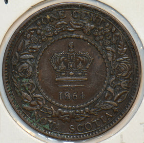 Canada 1864 Nova Scotia Cent Nice! 152163 combine shipping