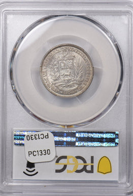 Venezuela 1954 Bolivar Horse animal PCGS MS 66 Finest Known Pop. 1 PC1330 combi