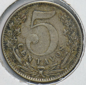 Colombia 1886 5 Centavos 293485 combine shipping