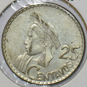 Guatemala 1961 25 Centavos 295576 combine shipping