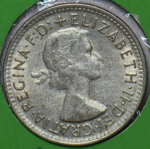 Australia 1961 Shilling Merino ram animal 902743 combine shipping